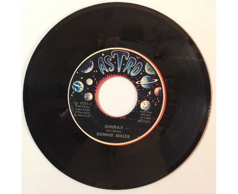 BONNIE MILLER - SUNDAY/ WHAT YOU TRYING TO DO TO ME 7" (10005). Here we have a lovely 7" soul rarity by Bonnie Miller. Sunday