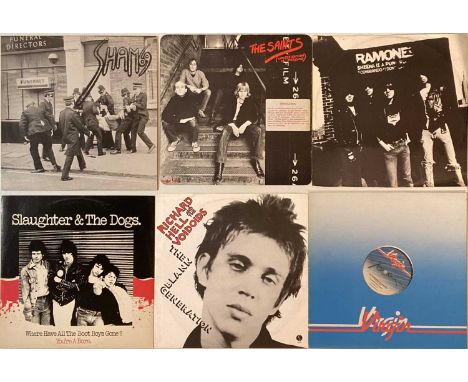 PUNK 12" PLUS SEX PISTOLS MEMORABILIA. 14 x killer clean Punk/Wave 12" plus a selection of Sex Pistols/related memorabilia. A