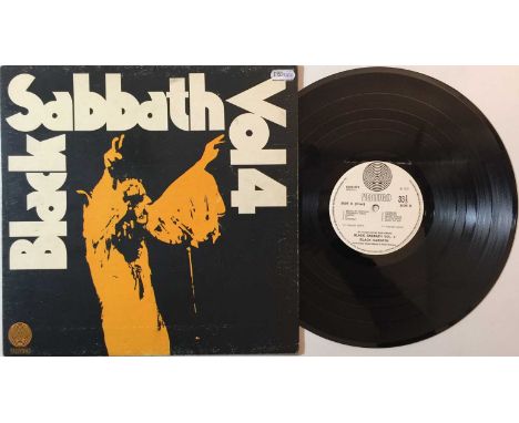 BLACK SABBATH - VOL. 4 LP (UK ORIGINAL SWIRL - 6360 071). A superb example of Black Sabbaths 1972 LP Vol. 4 (6360 071, origin