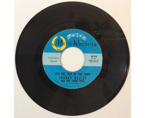 JOHNNY WESLEY AND THE FOUR TEES - IT'S THE TALK OF THE TOWN 7" (4170). Here we have a classic slice of 7" American soul by Jo