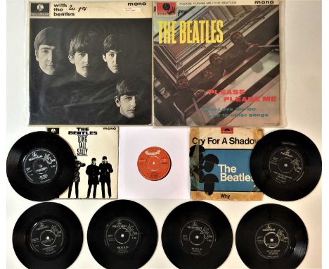 THE BEATLES - LPs/ 7" PACK. A quality pack of 9 LPs/ 7" by The Beatles. Titles include Please Please Me (PMC 1202, UK mono 4t