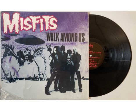 THE MISFITS - WALK AMONG US LP (2ND US PRESSING - RUBY RECORDS JRR 804). The scarcely seen second (1982) US pressing of the h