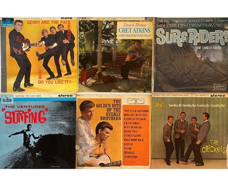 ROCK/ POP/ BEAT/ SURF - LPs. A smashing pack of 15 LPs. Artists/ titles include The Lively Ones - Surf Rider! (SH 8107, UK st