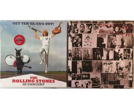 THE ROLLING STONES - YA-YA'S/EXILE - DELUXE LP BOX SETS. Brill set of 2 x limited edition LP/CD/DVD box sets released in 2009