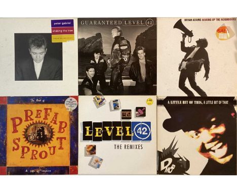 80s/ 90s ROCK &amp; POP - LP COLLECTION. A superb collection of around 79 LPs. Artists/ titles include Bryan Adams - Waking U