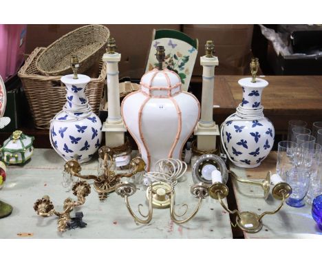 Various light fittings.