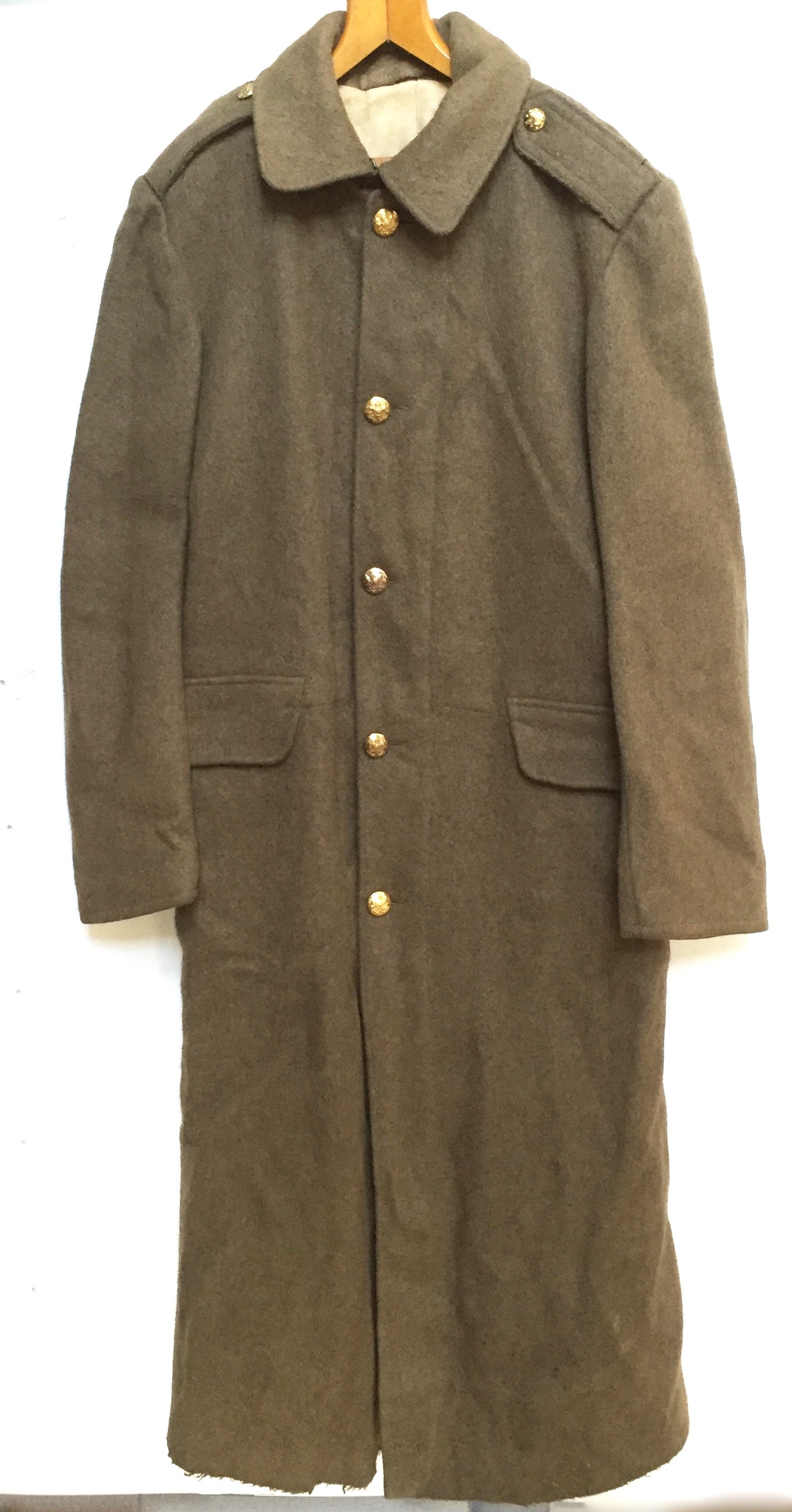 WW1 British Army Third Pattern Greatcoat. This is a very good example ...