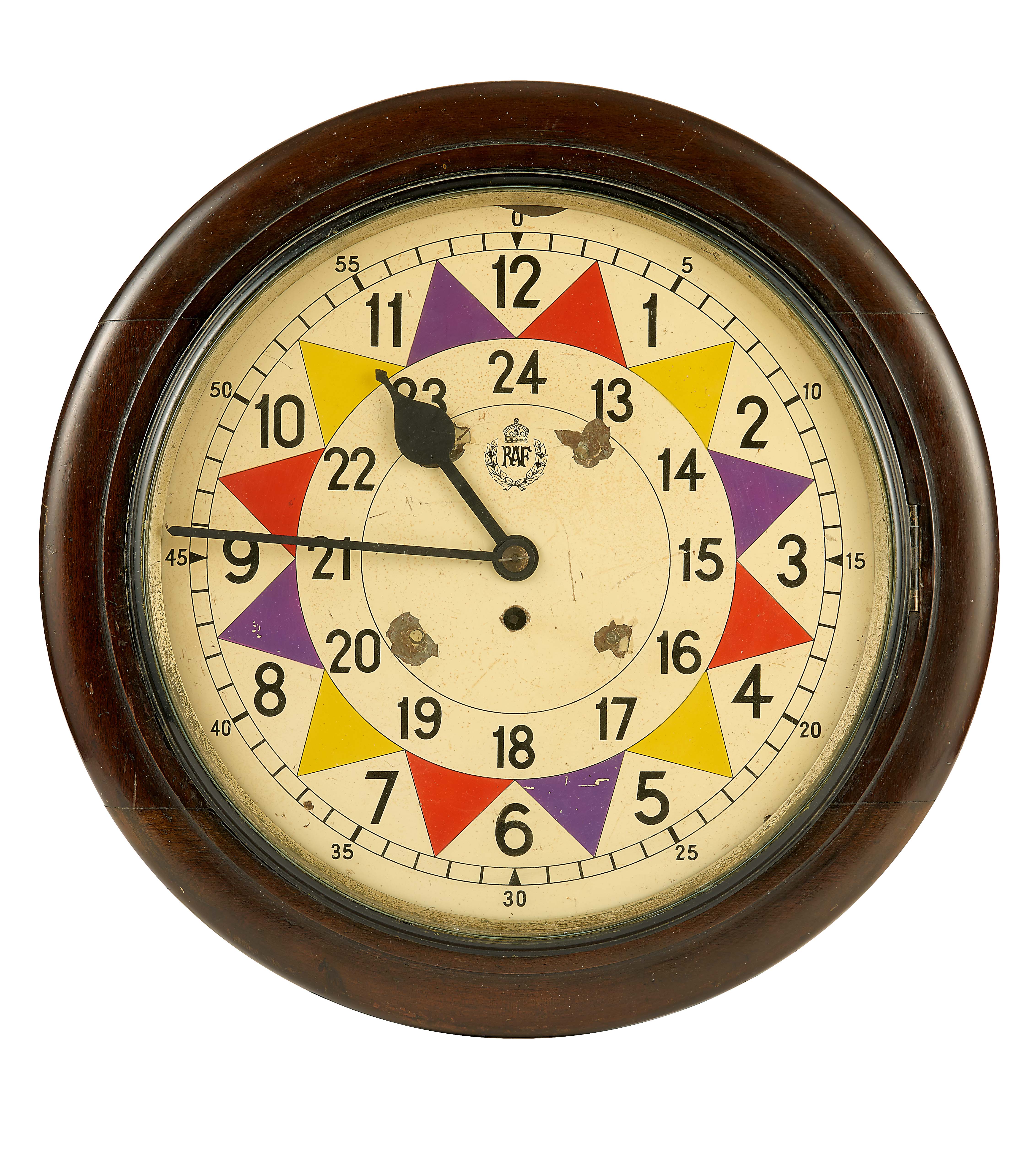 WW2 RAF 1941 Operations Sector Clock by Elliott. A rare example of the ...