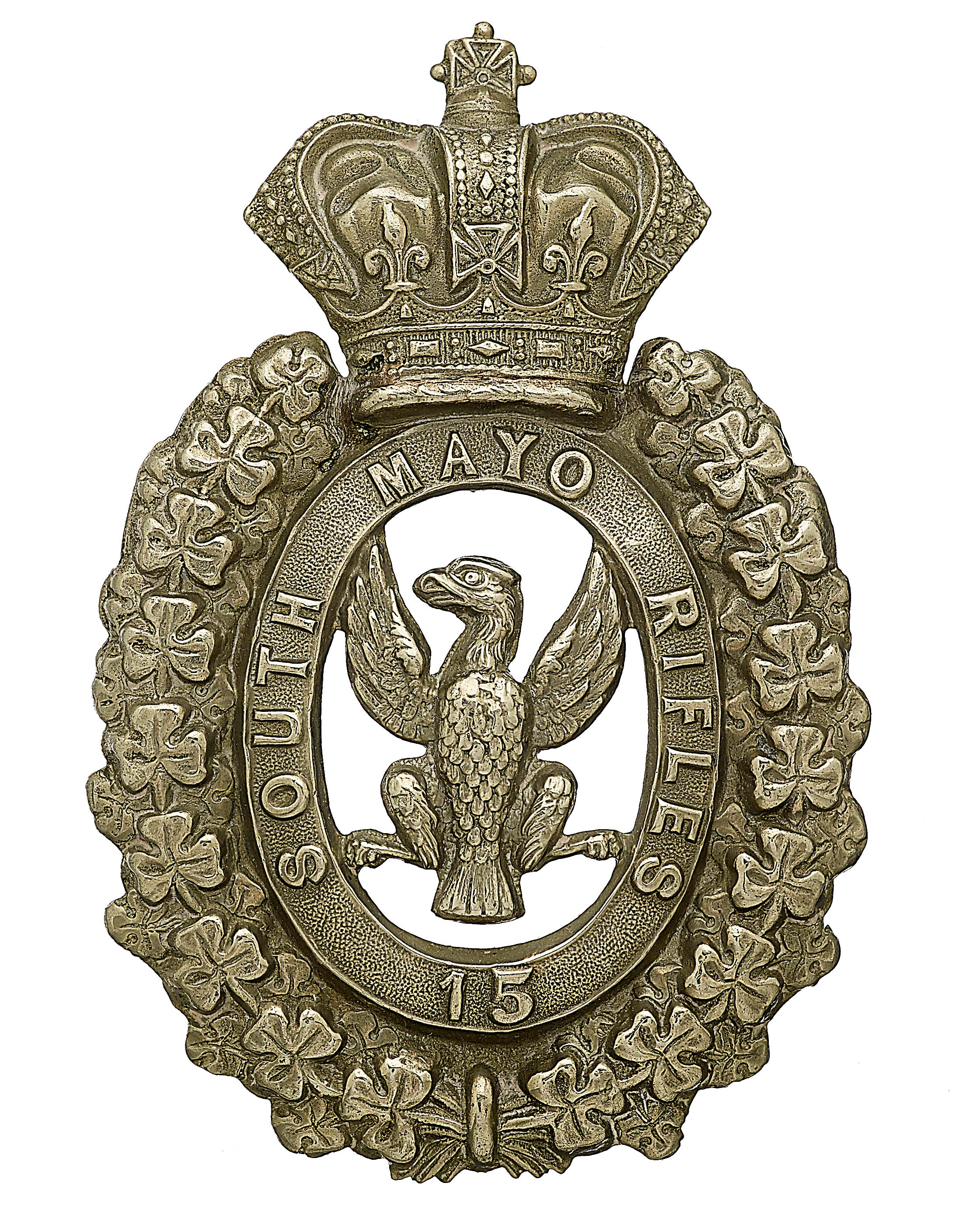 Badge. Irish, South Mayo Rifles Militia glengarry badge circa 1874-81 ...