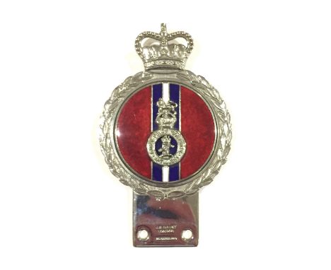 Royal Devon Yeomanry Artillery Regimental Automobile Motor Car Grill Badge. A scarce original early Elizabeth II  period moto
