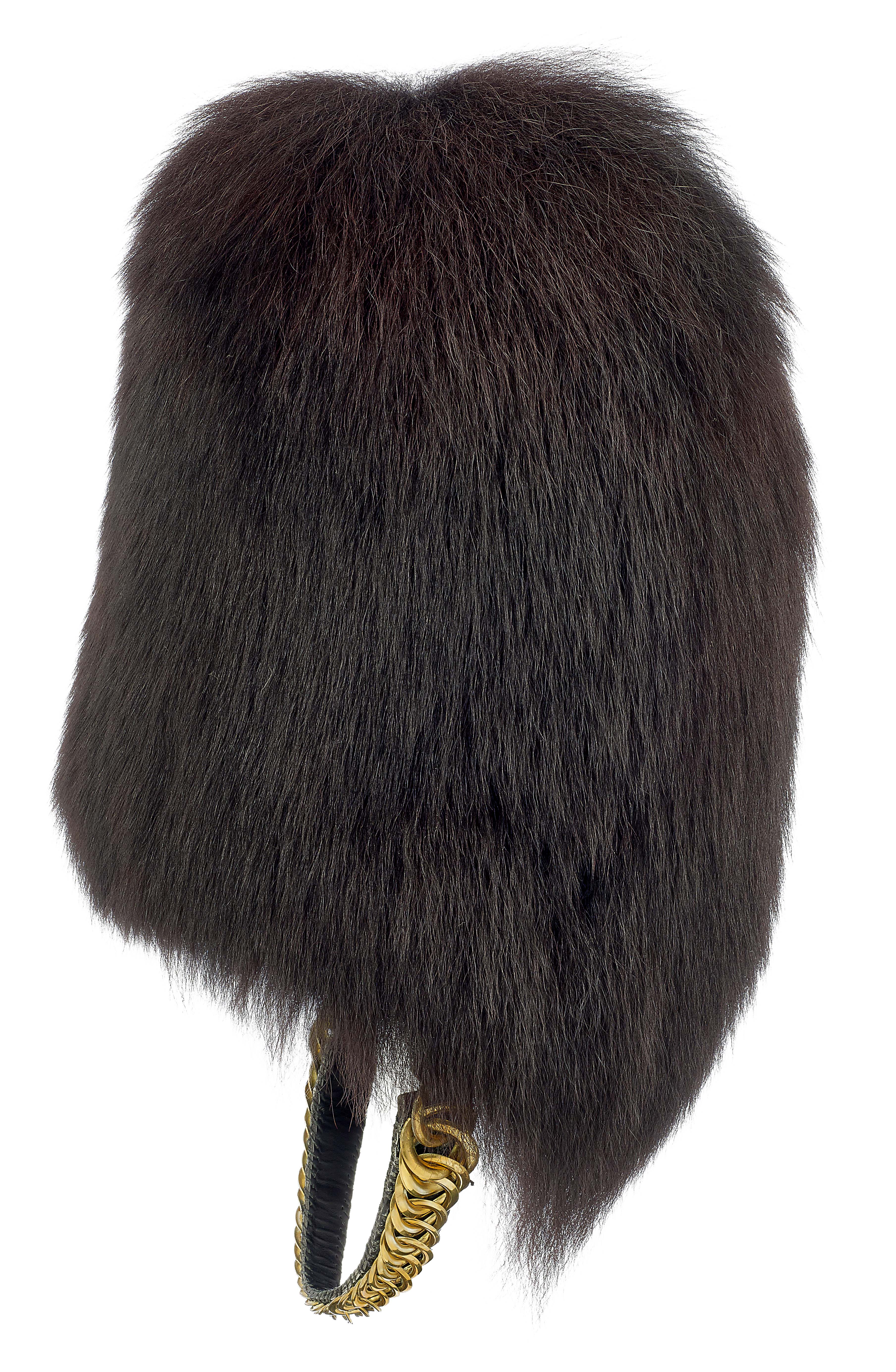 Coldstream / Irish Guards Officer’s Bearskin. A fine tall example