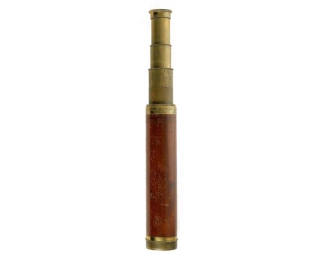 Georgian Napoleonic War 11th Light Dragoons Attributed Officer’s Telescope by Shuttleworth of London. A fine quality and rare
