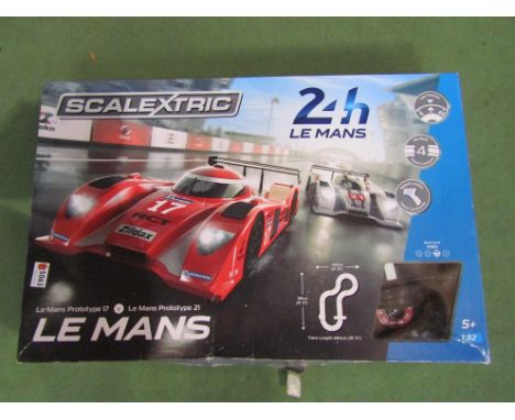 A Scalextric Le Mans set 