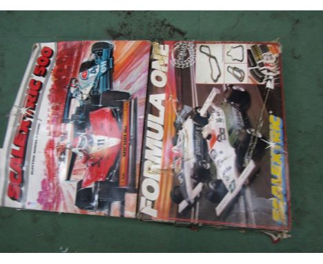 A Scalextric 500 set and Scalextric Formula 1 set 