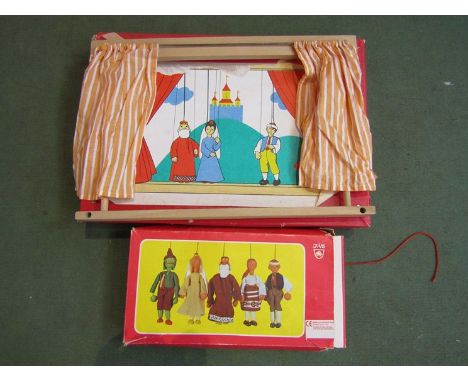 A puppet theatre with twelve marionettes 