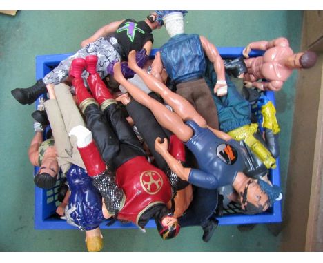A collection of 1990s Action Man figures, helicopter etc 