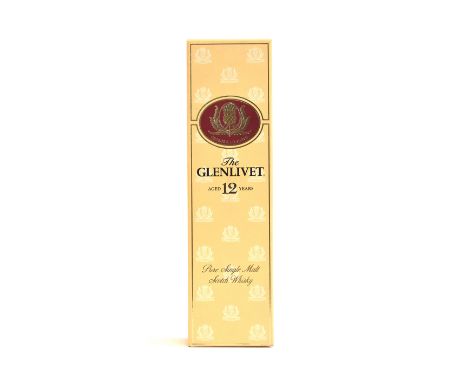 Glenlivet, 12 Year Old Single Malt Scotch Whisky, circa 1980s, boxed and wrapped, 70cl 