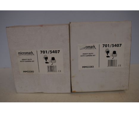 2 Micromark Heavy Duty CCTV Camera Kits