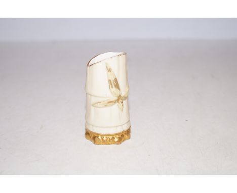 Royal Worcester bamboo small vase