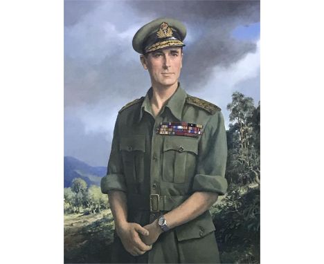 Blanche - Half length portrait of 'Admiral Lord Louis Mountbatten, Supreme Allied Commander, South East Asia 1943-46 later Ea