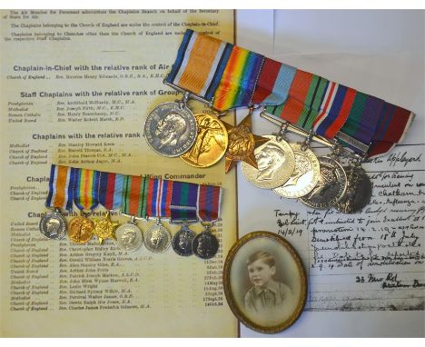 An interesting group of seven medals to John Ruskin Appleyard, later Honorary Chaplain to Queen Elizabeth II, comprising 1914