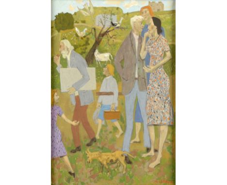 †GREGOIRE MICHONZE (1902-1982) LE VIEUX DESTINATEUR  signed, oil on canvas, 33 x 22cm ++Fine condition, unlined on the origin