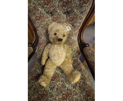 Vintage articulated mohair teddy bear