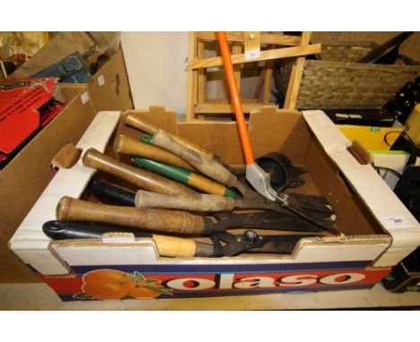 Box of garden tools