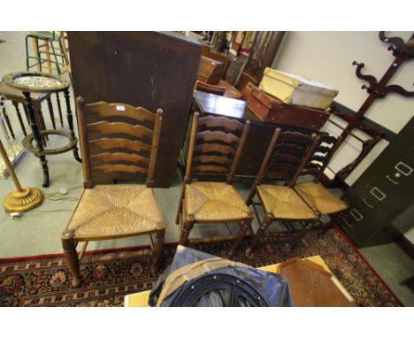 8 Ladder Back Chairs