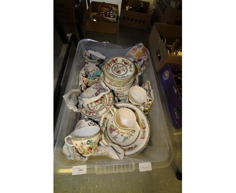 Box of mixed tea service
