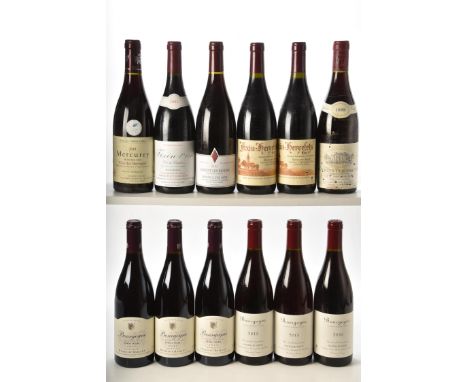 Bourgogne Pinot noir 2017 Domaine Hudelot Baillet 3 bts Bourgogne 2017 Nathalie Vigot 3 bts Mercurey 1er Cru Clos des Barraul