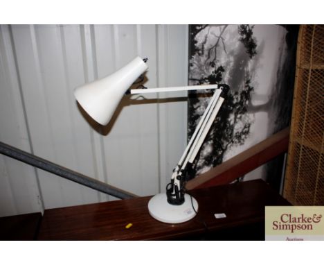 An Angle Poise type lamp