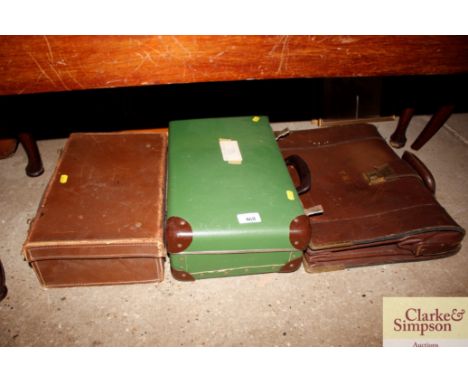Three vintage cases 