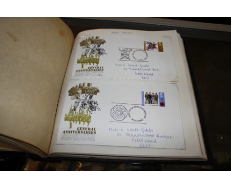 An album of Great Britain stamps to include envelopes and First Day covers 