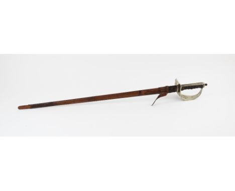 A George V 1897 pattern Infantry officer's sword by Sanderson Bros &amp; Newbould Ltd of Sheffield, the 82cm straight fullere