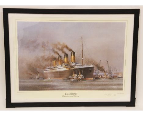 A collection of fourteen railway and ocean liner transport prints, most limited edition, to include 'St. Tudno and King Orly'