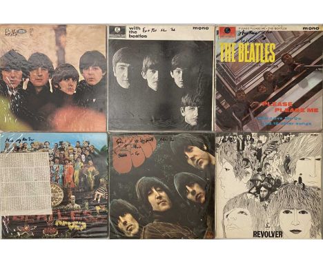 THE BEATLES - ORIGINALS / EARLY PRESSINGS - LP PACK. A pack of 6 x LPs. Tites are Please Please Me (PMC1202, 1st press sleeve