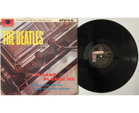 THE BEATLES - PLEASE PLEASE ME LP (1ST UK STEREO 'BLACK &amp; GOLD' - PCS 3042). A key addition to any Beatles collection wit