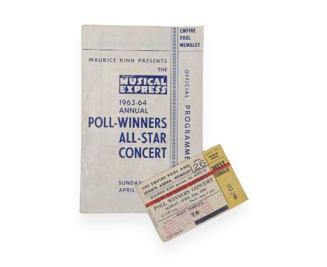 An original concert programme booklet for the NME Poll-Winners All-Star Concert, Sunday April 26th 1964 at Empire Pool Wemble