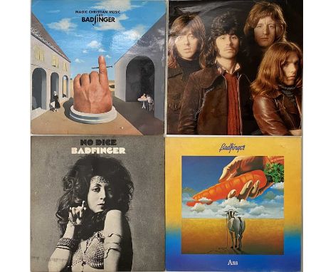 BADFINGER - LP PACK. A fine selection of 4 LPs by Badfinger. Titles include Straight Up (SAPCOR 19, record strong VG+/ sleeve