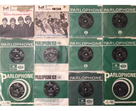 THE BEATLES - UK 7" COLLECTION PLUS FLEXIS. Super clean collection of 16 x 7" releases from The Beatles. To include Another B