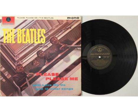 THE BEATLES - PLEASE PLEASE ME LP (1ST UK 'BLACK AND GOLD' PMC 1202 - TOP COPY). A fantastic clean 1st UK mono 'black and gol