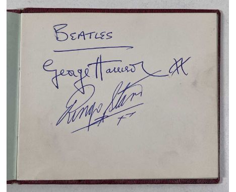 An autograph book (first page dated 20/12/60, with original owner, Liverpool address, to inside cover) with signatures to inc