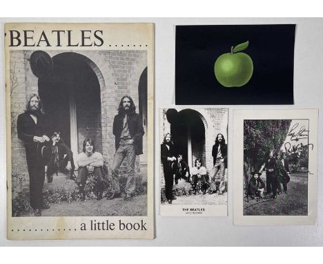 A c 1970 Apple promotional book 'Beatles.. a litle book', very good condition, light staining. Three original Apple published