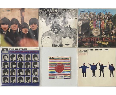 THE BEATLES - LP/ 7" PACK. A fine selection of 6 Beatles LPs, including 1 7" single. Titles include Love Me Do/ P.S. I Love Y