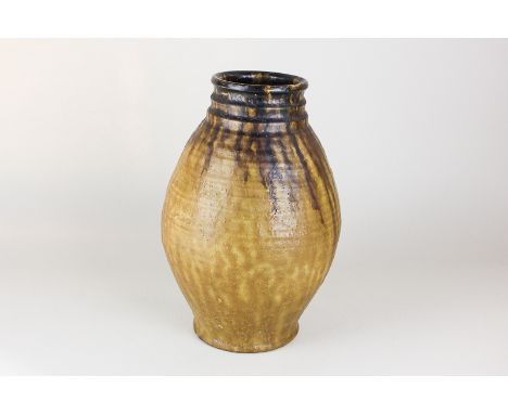 An Oxshott pottery vase, 28cm