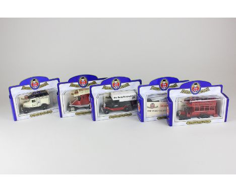 Seventeen Oxford die cast model motor vehicles together with seventeen other assorted die cast vehicles including a Corgi Roy