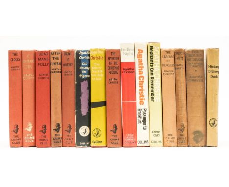 Christie (Agatha) Hickory Dickory Dock, light browning to endpapers, jacket spine a little creased and sunned, 1955; Cat Amon