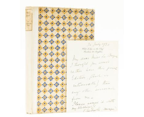Sackville-West (Vita) The Heir, number 98 of 100 copies, signed by the author beneath the portrait frontispiece, 2 signed pre