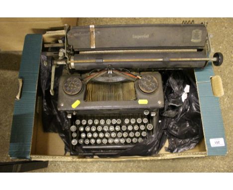 An vintage Imperial typewriter 